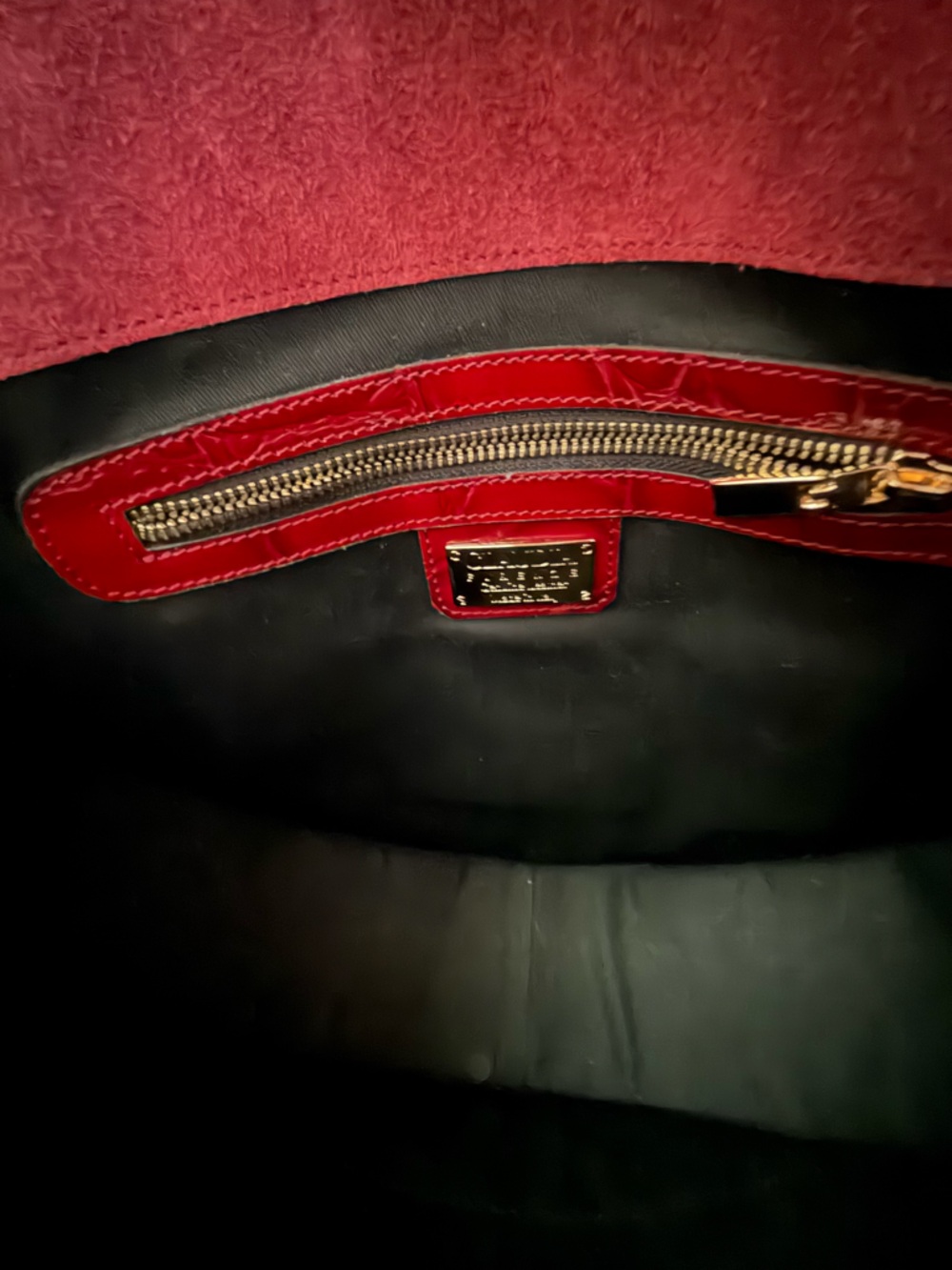 Brand new”Claudia Firenze”ITALY(genuine leather) purse.Size-W-13,5”x13,5inc.💝 - Picture 5 of 10